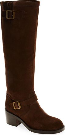 Jeffrey Campbell Appalachia Knee High Boot in Brown Suede at Nordstrom, Size 7.5