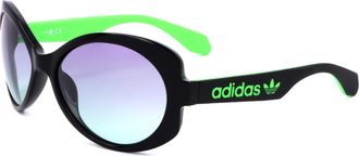 adidas Adidas Womens 56mm Shiny Black Sunglasses