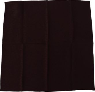 Dolce & Gabbana Silk Square Wrap Scarf - Brown