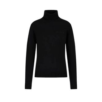 A|X Armani Exchange Dolcevita Turtleneck - Dames - Coltruien - Zwart - XL - Wol - Truien & Vesten