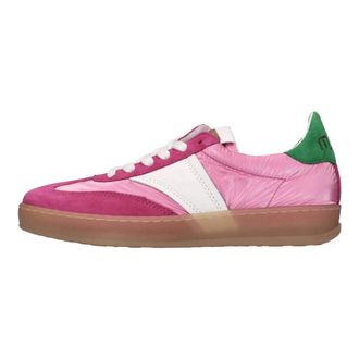 Mjus Leren en Stoffen Sneakers - Dames - Sneakers - Roze - 39 EU - Leer - Schoenen