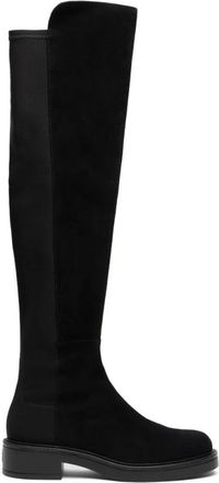 Stuart Weitzman 5050 Celia Laars - Dames - Over de knie laarzen - Zwart - 40 1/2 EU - Schoenen