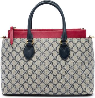 Gucci Pre-owned Gucci GG Supreme Linea A Satchel Ladies 375ZDCAWPVOJVIK9