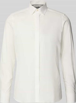 Olymp Level 5 Slim Fit Smokinghemd aus Baumwolle mit Stretch-Anteil in Ecru, Größe 38