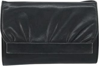 Gucci Pre-owned Vintage Clutch - Dames - Vintage Clutch - Zwart - ONE Size - Leer - Vintage