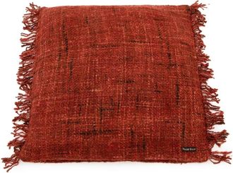 Bazar Bizar Coj&iacute;n de algod&oacute;n rojo de 60x60