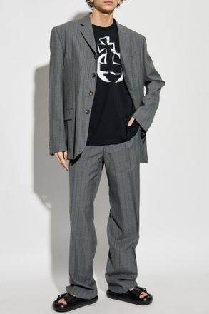 Vivienne Westwood T-shirt With Logo, Mens, Black