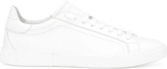 Dolce & Gabbana Witte Platte Schoenen Portofino Leggera - Heren - Sneakers - Wit - 40 EU - Schoenen