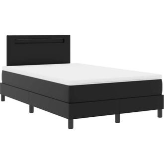 vidaXL Vidaxl - Estructura De Cama Con Colch&oacute;n Con Colch&oacute;n Negro 120 X 190 Cm