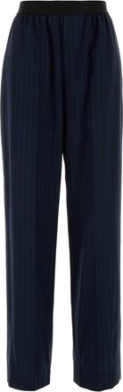 Balenciaga Pinstriped Elastic Waist Pants