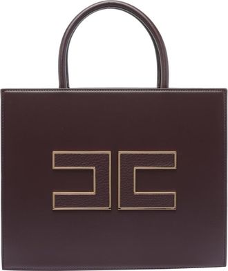 Elisabetta Franchi Logo Tote Bag