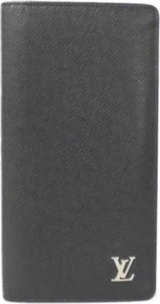 Louis Vuitton Pre-owned Wallets, male, Black, Size: ONE SIZE Pre-owned Long wallet (bi-fold)