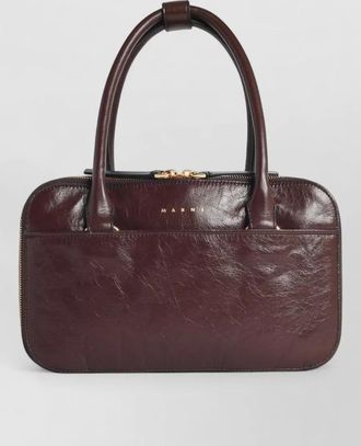 Marni small calf leather shoulder bag