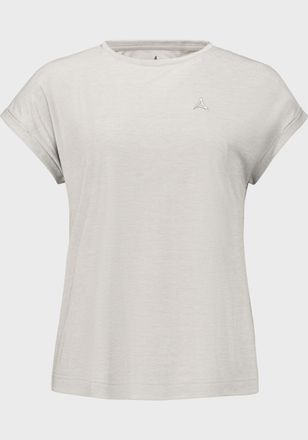 Sch&ouml;ffel Funktionsshirt SCH&Ouml;FFEL Urban T Shirt Style Galerne WMS, Damen, Gr. 36, beige (9040, natur), Oberstoff : 74% Polyester 26% Lyocell, Rundhals, Shirts F