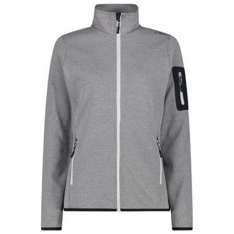 F.lli Campagnolo Jacket Jacquard Knitted Fleecejacke f&uuml;r Damen | grau