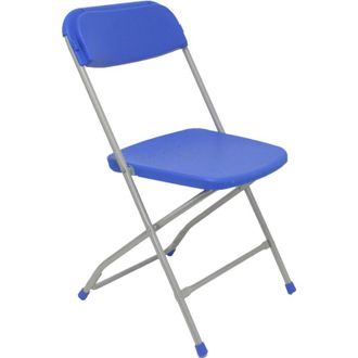 Piqueras y Crespo Pack 5 Sillas Plegables Polyfold Azul
