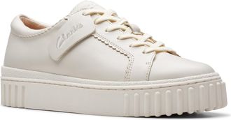 Clarks Womens Mayhill Walk Shoes, Color Off White, Size: 8.5 UK Wide