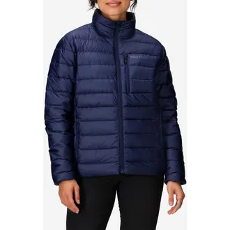 Marmot Highlander Quilted 700 Fill Power Down Puffer Jacket in Arctic Navy at Nordstrom, Size X-Small