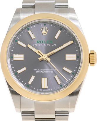 Rolex Oyster Perpetual 100 Year Anniversary Grey Dial Watch m134303-0001