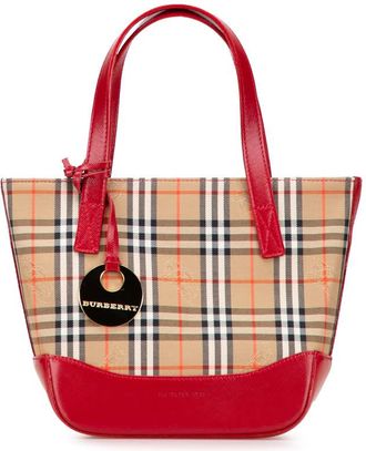 Burberry Pre-owned Burberry Haymarket Check Canvas Handbag Ladies MUBS26US6322FZ22