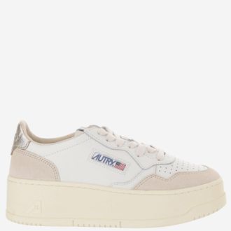 Autry Medalist-platform lage leren sneakers
