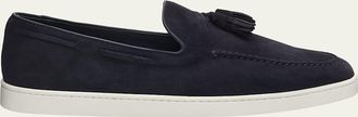 Churchs Mens Ripley Suede Rubber-Sole Tassel Loafers