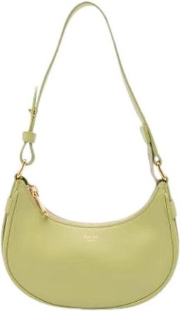 Celine Pre-owned Shoulder Bags, female, Green, Size: ONE SIZE Pre-owned Mini Ava Shoulder Bag