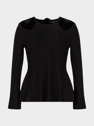 Emporio Armani Womens Sweatshirt in Black - Size X-Large