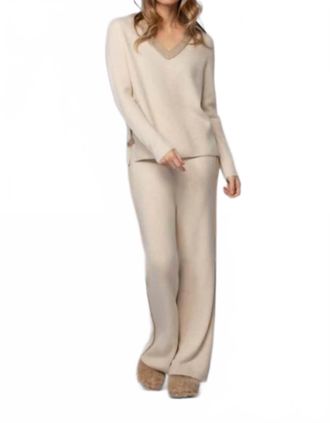 Max & Moi Preston Sweater In Beige