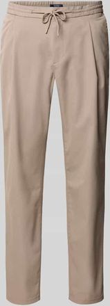 Mc Neal Regular Fit Stoffhose mit Gesäßtaschen in Hazel, Größe XXL