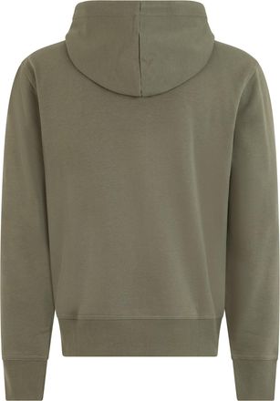 HUGO BOSS Mens Cotton Hoodie Open Green Jumpers Sweater