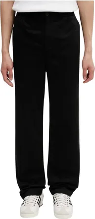 Lacoste Pantaloni Chino in Twill di Cotone Regular Fit - - Trousers - Uomo - Nero - M