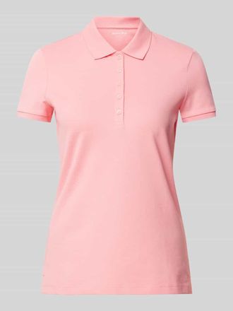 Christian Berg Poloshirt mit kurzer Knopfleiste in Pink, Gr&ouml;&szlig;e XXL