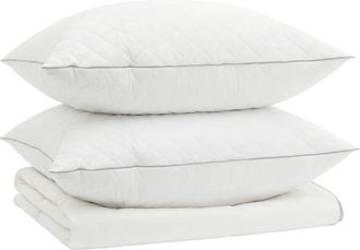 vidaXL Juego De Edred&oacute;n 90% Plum&oacute;n De Ganso Fulda 3 Uds. 135 X 220 Cm Vidaxl