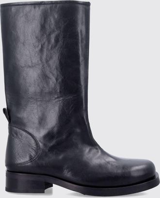 Our Legacy Haul Camion Biker Boots in Vegetable-Tanned Leather