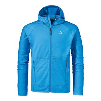 Sch&ouml;ffel Fleecejacke SCH&Ouml;FFEL Fleece Hoody Style Cascata MNS, Herren, Gr. 50, blau (shift blau), Obermaterial: 94% Polyester, 6% Elasthan, normal, Jacken Fleec