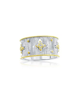 Suzy Levian Suzy Levian Silver Cz Eternity Ring