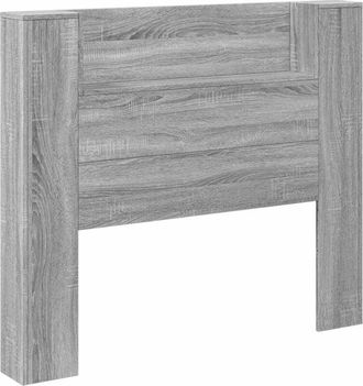 vidaXL Headboard Grey Sonoma 120 x 16.5 x 103.5 cm Engineered Wood vidaXL