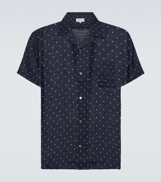 Derek Rose Camicia Milan 22 in lino