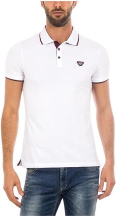 Armani Jeans Polo Shirts - Heren - Polos - Wit - XL - Katoen - Tops