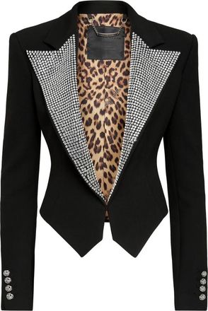 Philipp Plein Blazer Crystal - Dames - Blazers - Zwart - S - Katoen - Jassen