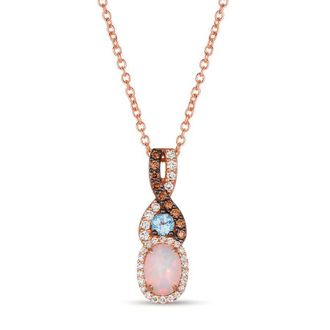 Le Vian Ladies Opal Necklaces set in 14K Strawberry Gold
