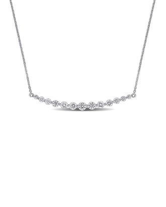 Rina Limor 14K 1.00 ct. tw. Diamond Curved Bag Necklace