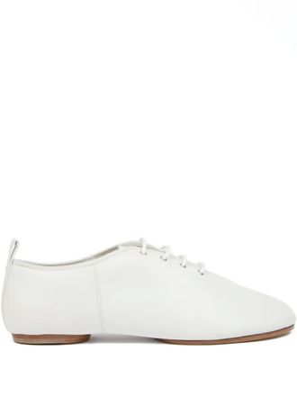 Maison Margiela Derby in pelle con punta Tabi - Bianco