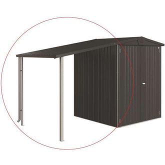 BIOHORT Tetto laterale per Casetta Europa Misura 2/3/4A grigio scuro metallizzato