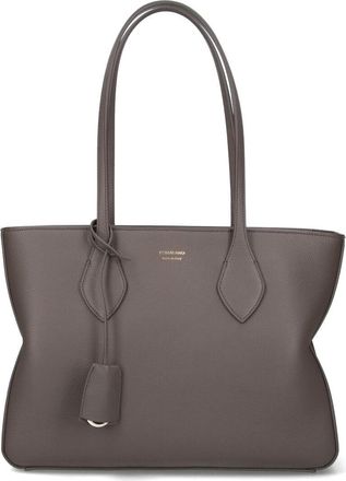 Ferragamo Small Grey Calfskin Tote