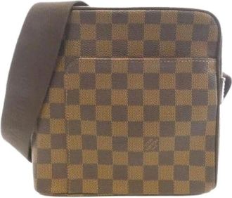Louis Vuitton Pre-owned Cross Body Bags, male, Brown, Size: ONE SIZE Pre-owned Damier Shoulder Bag