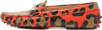 Tod's Mocassini Double T con stampa - Arancione