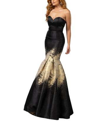 Terani Couture Embellished Maxi Dress