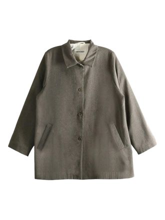 CASEY CASEY button-fastening jacket - women - Virgin Wool/Cotton/Cashmere - M - Grey